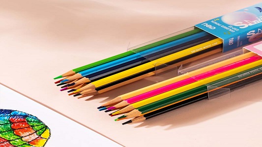 Mindful Coloring: Deli Colored Pencils 72 Pack for Stress Relief