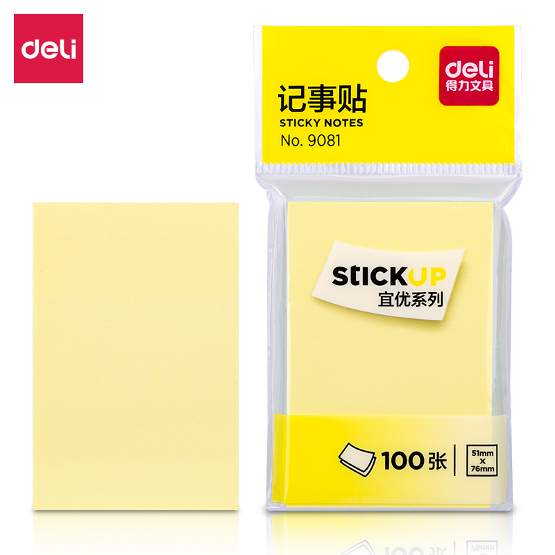 Deli-9081 Sticky Notes
