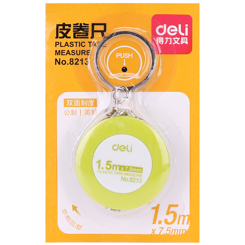 Deli-8213 Plastic Measure Tape