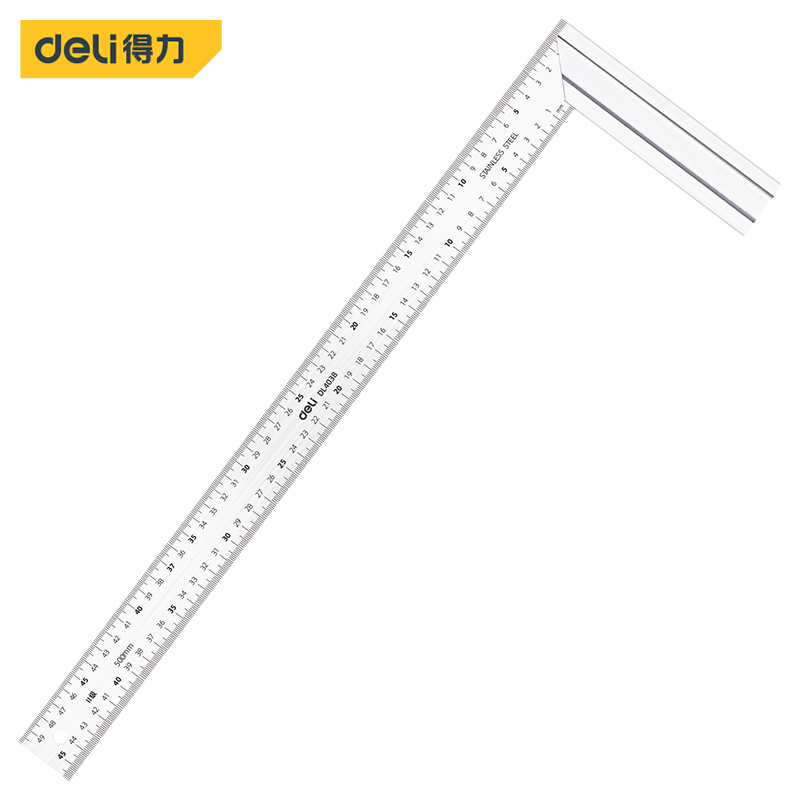 Deli-DL4038 Steel Angle Ruler
