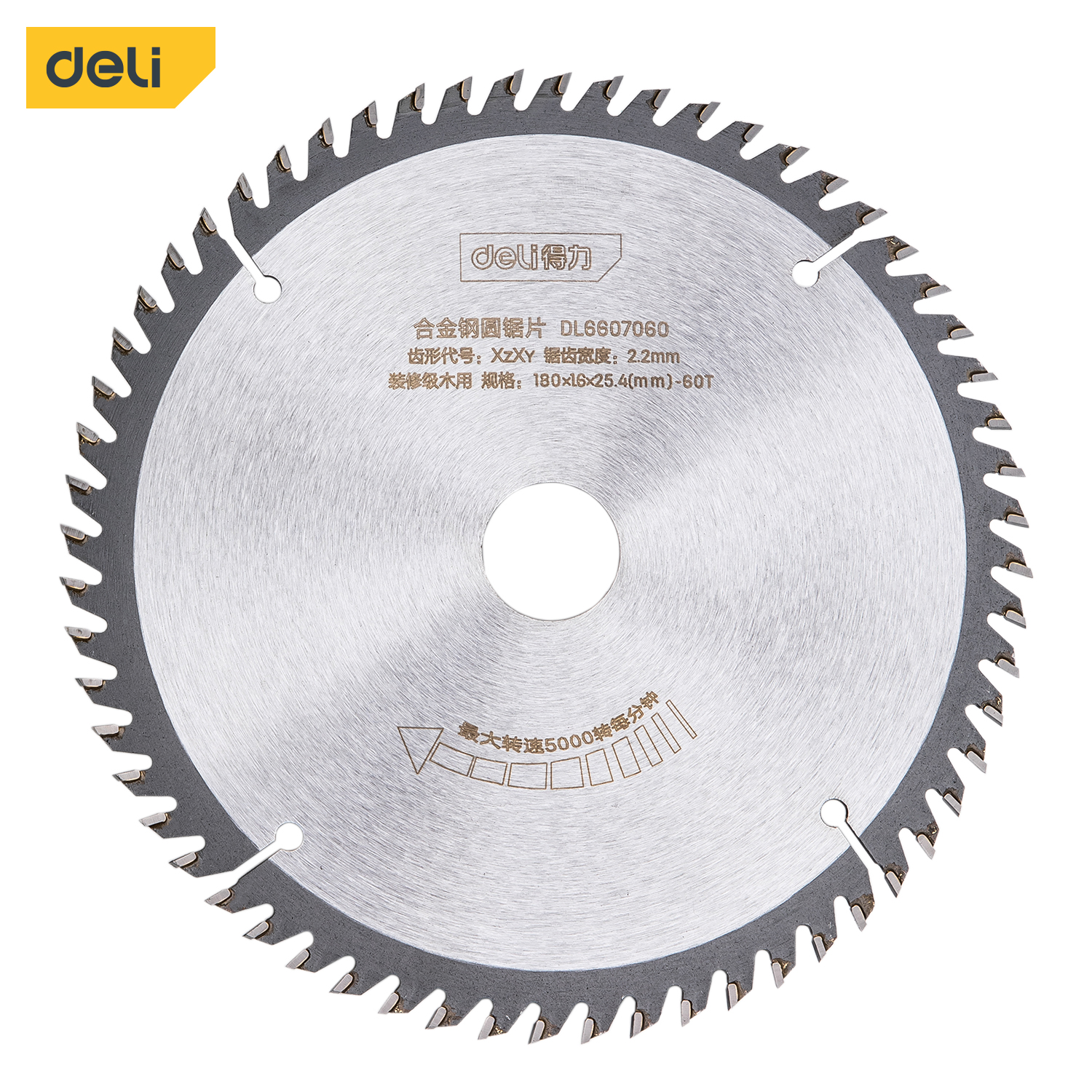 Deli-DL6607060 Alloy Steel Circular Saw Blade