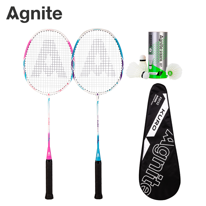 Deli-F2132 Agnite Badminton Racket and Ball Set