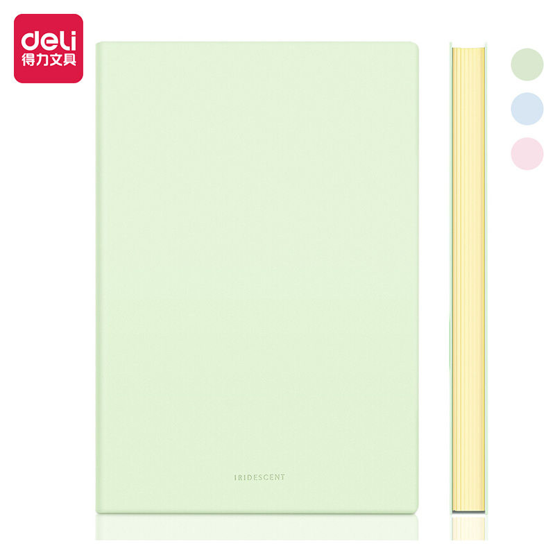 Deli-22283 Leather Cover Notebook