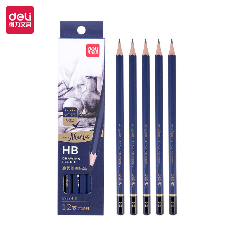 Deli-S999-HB Sketching Pencil