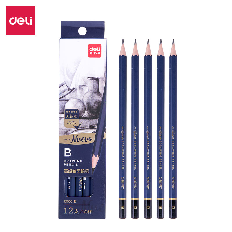 Deli-S999-B Sketching Pencil