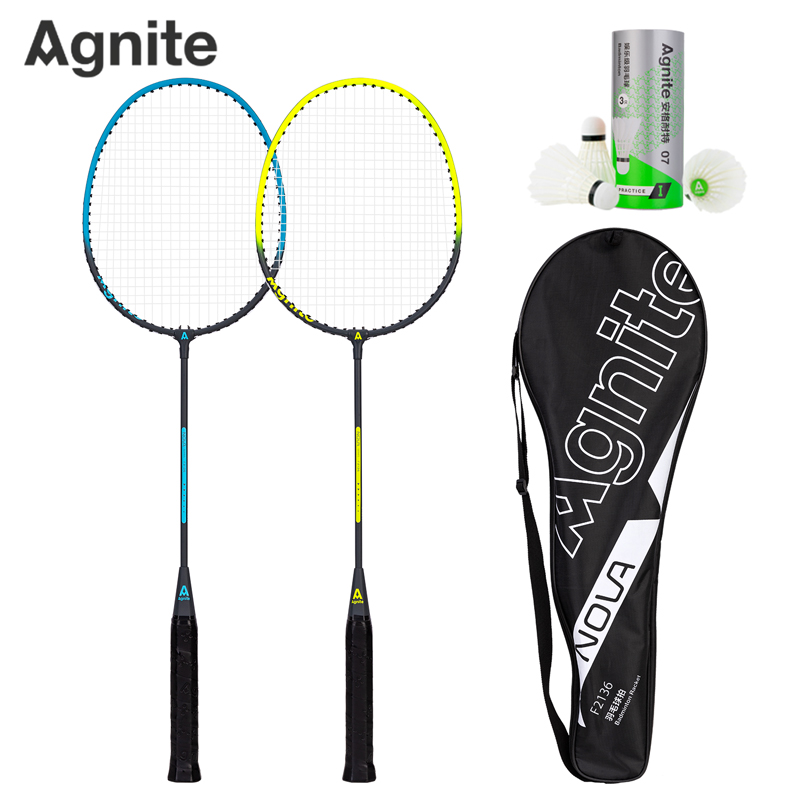 Deli-F2136 Agnite Badminton Racket and Ball Set