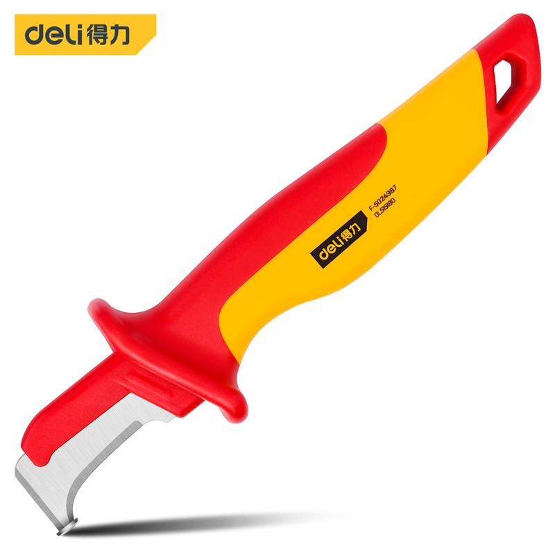 Deli-DL515180 Insulated Billhook Cable Stripping Knife