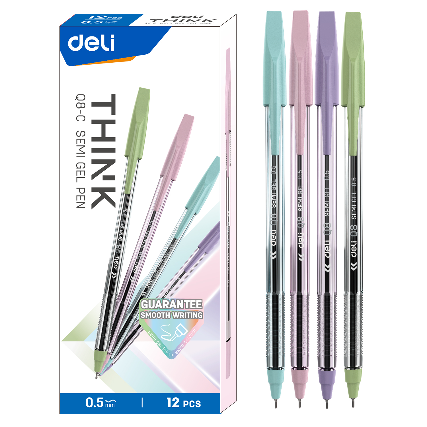 Deli-EQ8-C Semi Gel pen