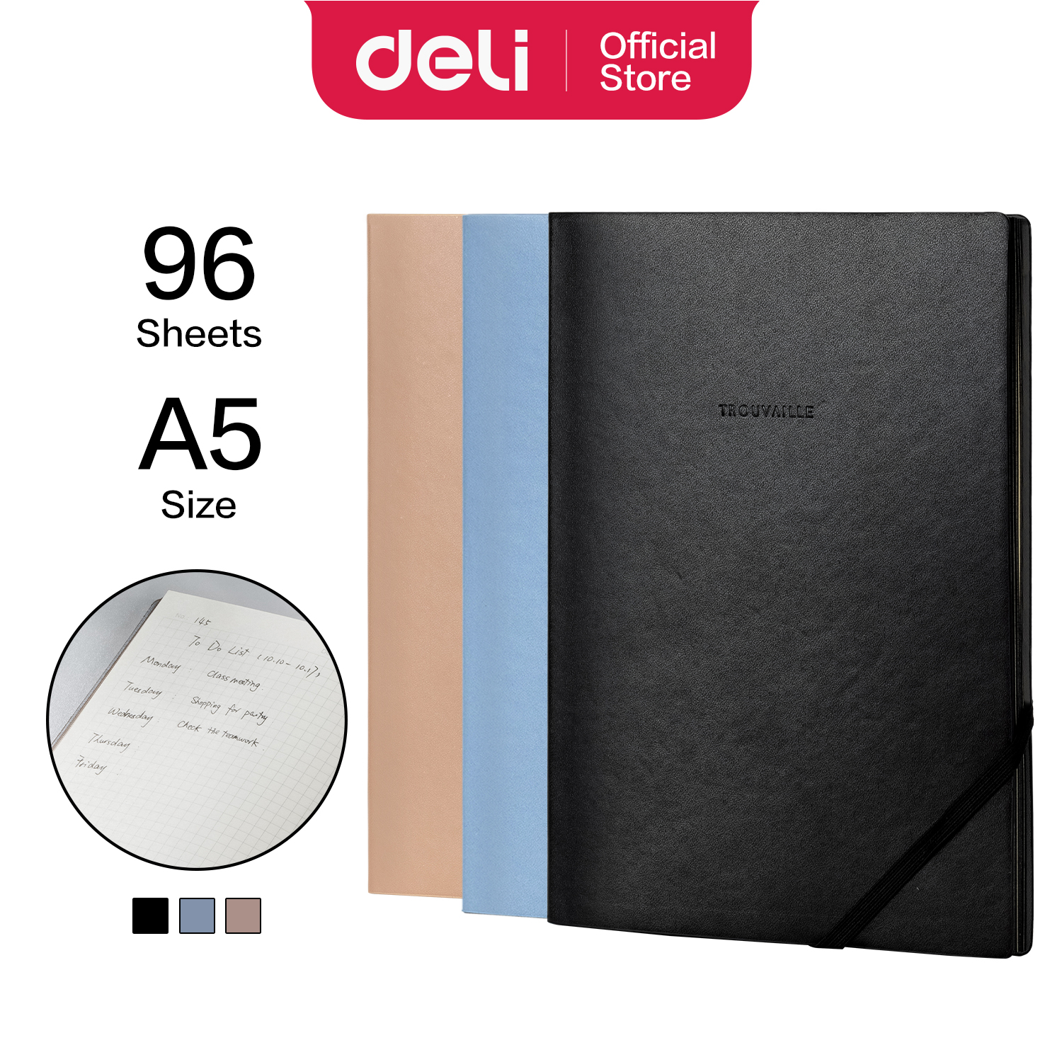 Deli-EN002 Squared Notebook