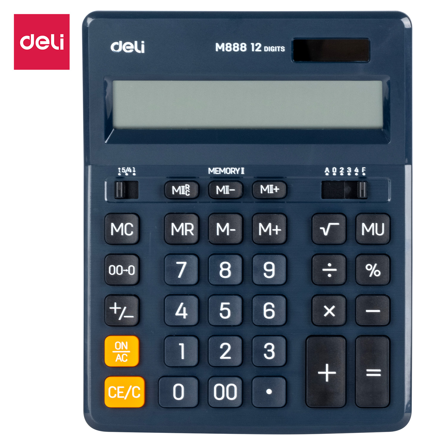 Deli-EM888F Dual-memory Calculator