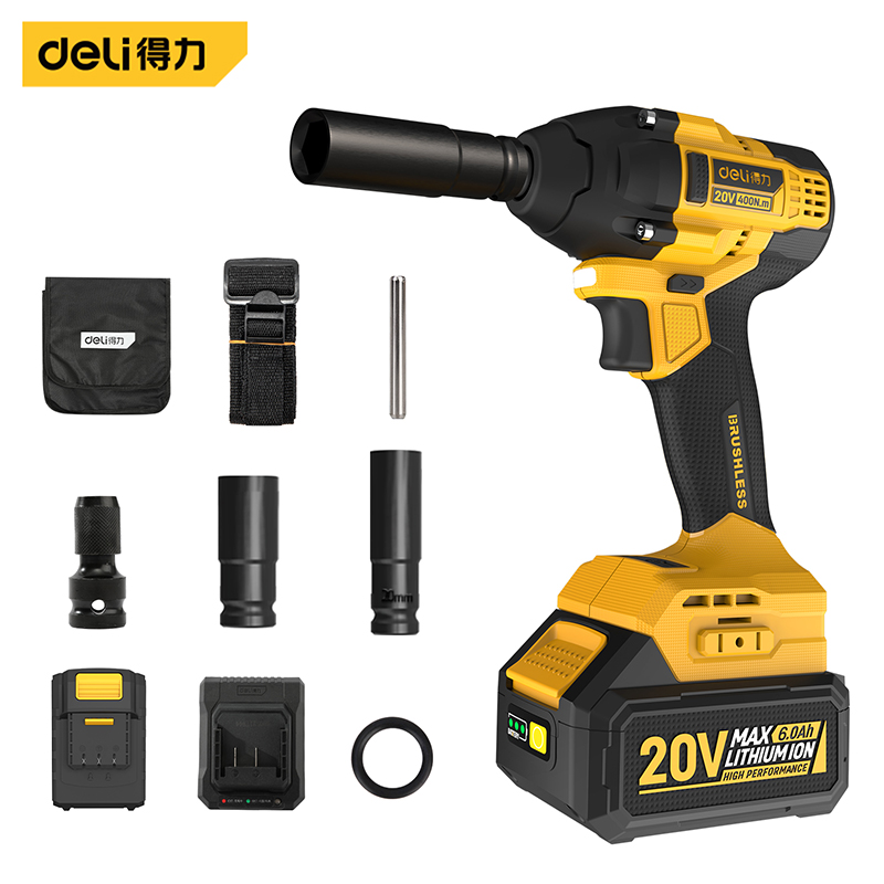 Deli-DL-CB20-W2A6 Brushless Lithium-Ion Impact Driver