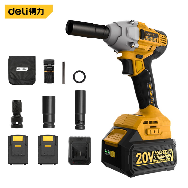 Deli-DL-CB20-W3D4 Brushless Lithium-Ion Impact Driver