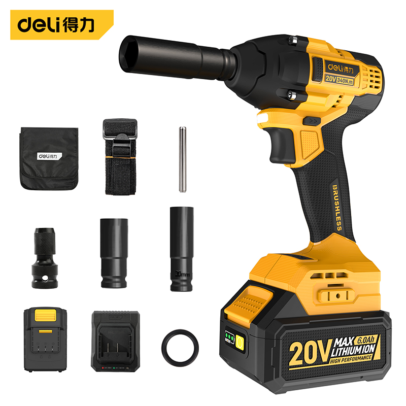 Deli-DL-CB20-W1A6 Brushless Lithium-Ion Impact Driver