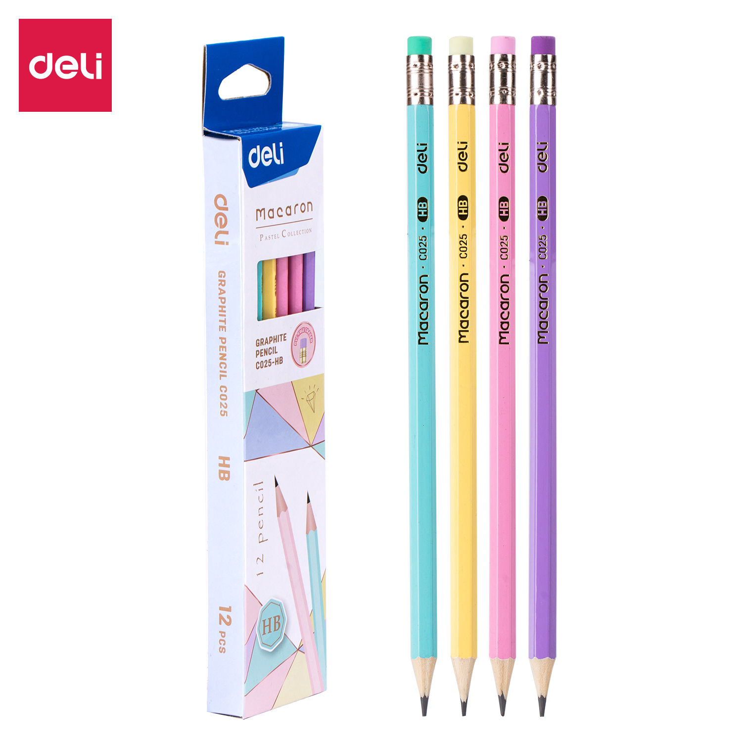 Deli-EC025-HB Graphite pencil