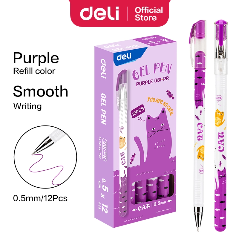 Deli-EG81-PR Gel Pen