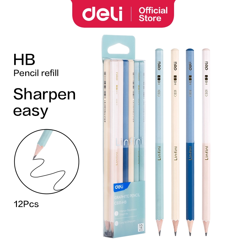 Deli-EC031-HB Graphite Pencil