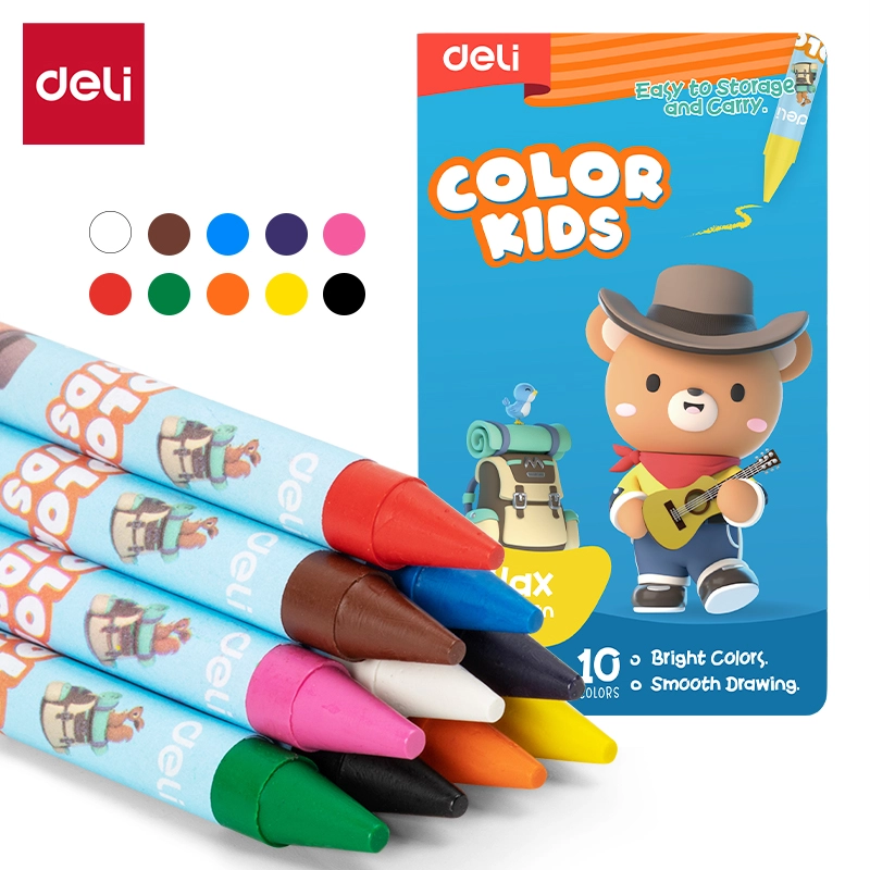 Deli-EC225-10 Wax Crayon