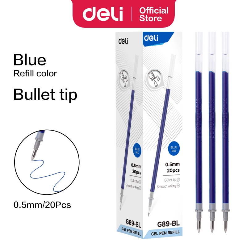 Deli-EG89-BL Gel Pen Refill