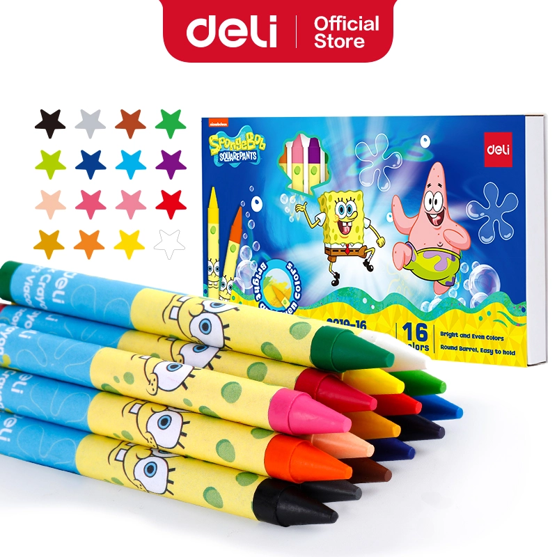Deli-EC219-16 Wax Crayon